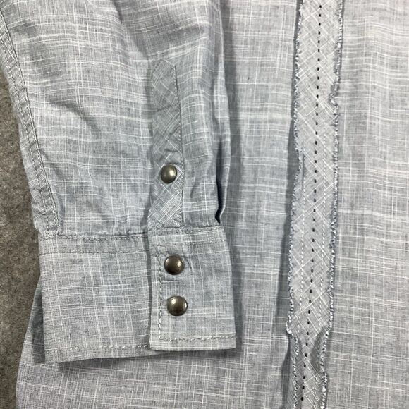 7 Diamond Men’s Shirt Size XXL Snap Buttons Western Style Square Dance Cotton - Picture 11 of 16